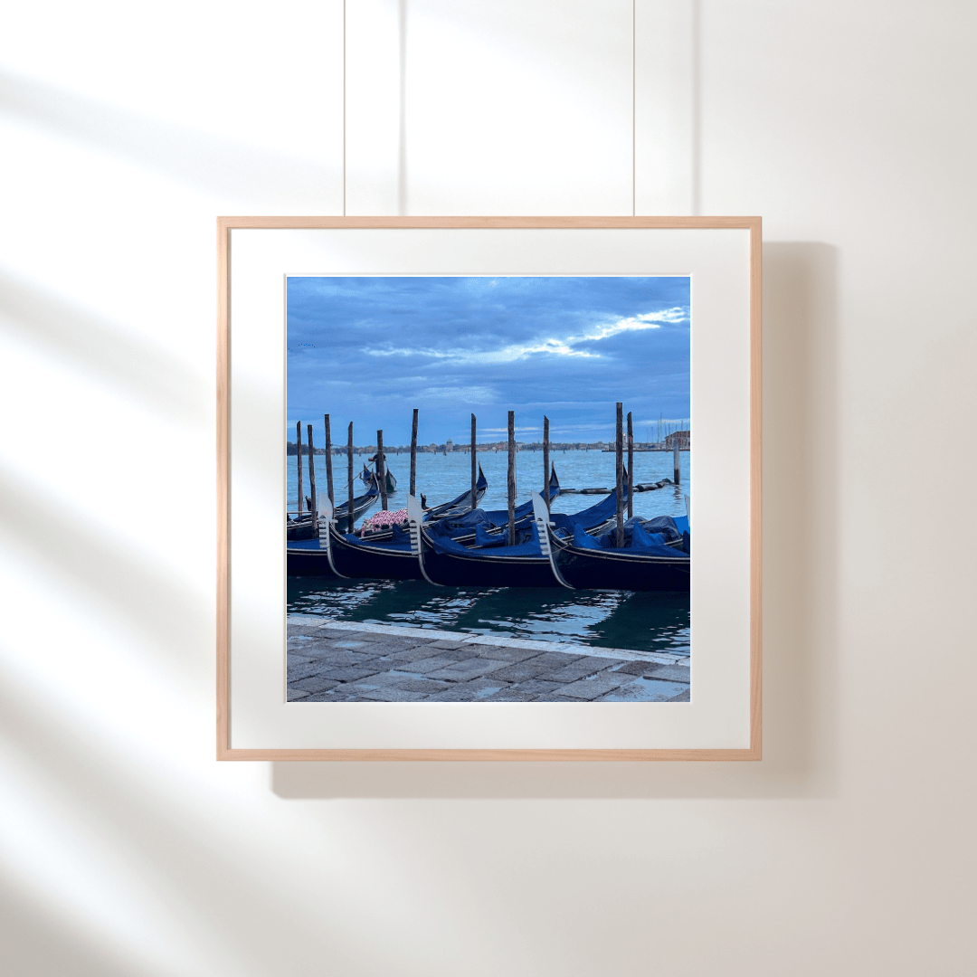 fotografia pared venecia gondola